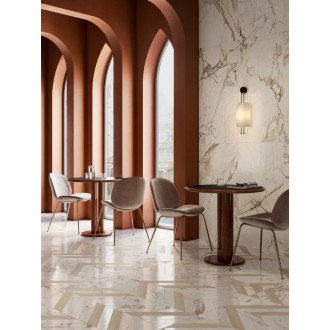 Dlažba Dom Intarsi arco satin 3D 60x120 cm leštěná INW00205TS