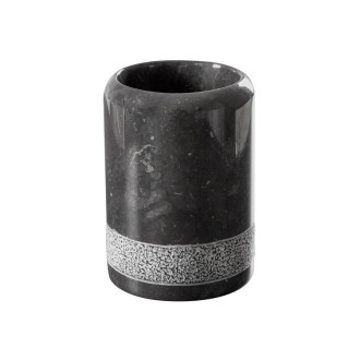 POSH sklenka na postavení, mramor, šedá