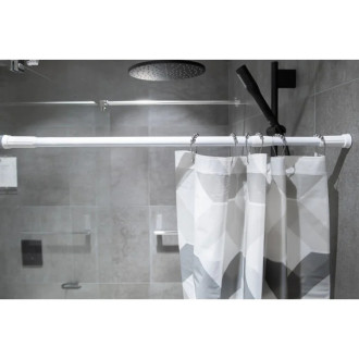 teleskopická rozpěrná tyč 140-260 cm bílá KD02100233