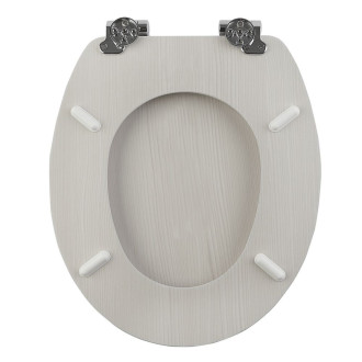 wc sedátko Oak White (bílý dub), MDF, soft-close KD02181066