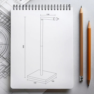 Držák toaletního papíru, kov , černá barva