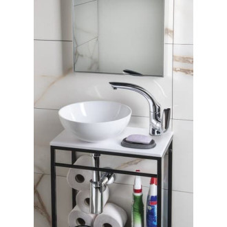 ASTER umyvadlo 28x11cm na desku bílé