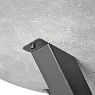 Podnož k jídelnímu stolu KLEO 90 černá KLEO90C