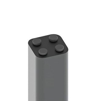 Podnož k jídelnímu stolu OLIVIA 200 černá OLIVIA200C