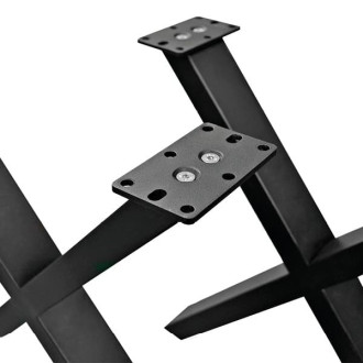 Podnož k jídelnímu stolu ONIX (set 2 ks) černá ONIXC