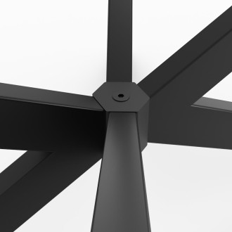 Podnož ke konferenčnímu stolu PORTO COFFEE černá PORTOCOFFEEC