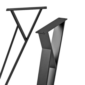 Podnož k jídelnímu stolu TOKYO (set 4 ks) černá TOKYOC