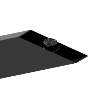 Podnož k jídelnímu stolu VESTA 150 černá VESTA150C