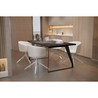 Podnož k jídelnímu stolu TOWN 275 černá TOWN275C