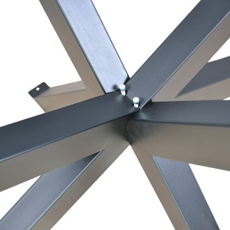 Podnož k jídelnímu stolu VESTA 180 černá VESTA180C