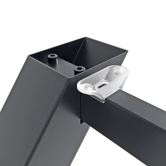 Podnož k jídelnímu stolu XENA 1 černá XENA1C