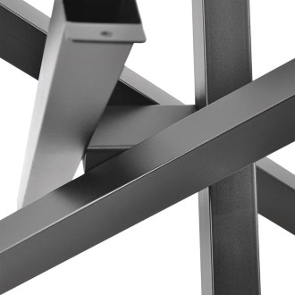 Podnož k jídelnímu stolu DAKOTA 150 černá DAKOTA150C