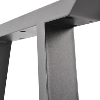 Podnož k jídelnímu stolu MILANO (set 2 ks) černá MILANOC