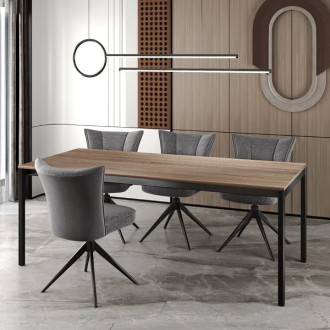 Podnož k rozkládacímu stolu OLIVIA R černá OLIVIARC