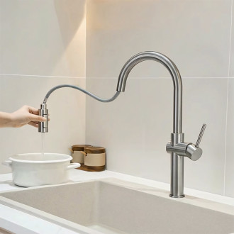 Kuchyňská baterie Rea Fresh High BRUSH NICKEL