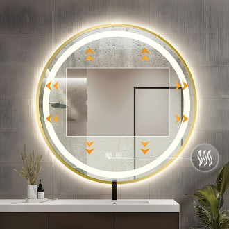 REA Zrcadlo LED 60cm HOM-02501