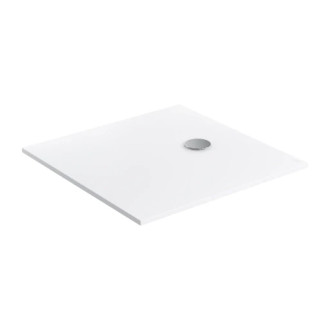 Omnires AQUAPURE konglomerátová sprchová vanička, 90 x 90 cm, bílá mat AQUAPURE90-KBM