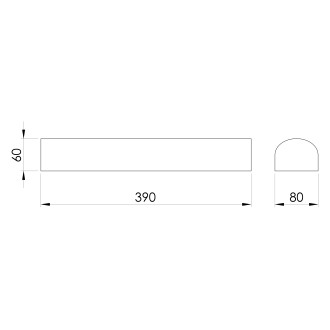 ZOLA nástěnné svítidlo E14, 2x40W, 230V, 390mm 83406