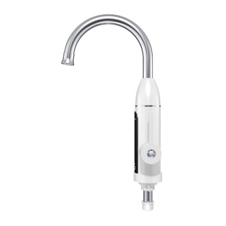 RIO elektrická vodovodní baterie s průtokovým ohřívačem vody, 230V, 3kW, bílá/nerez