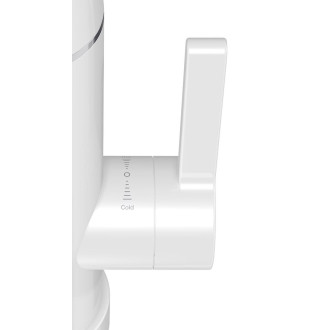 RIO elektrická vodovodní baterie s průtokovým ohřívačem vody, 230V, 3kW, bílá/nerez