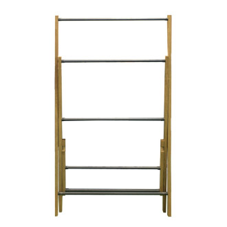 WING skládací stojan na ručníky 58x103x35cm, jasan