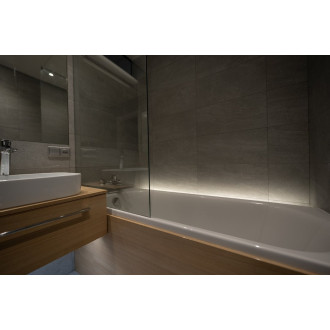 NIX nerezová vanová kapsa, 173cm, instalace do niky