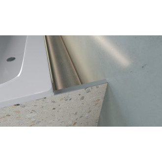 NIX nerezová vanová kapsa, 180cm, instalace do rohu