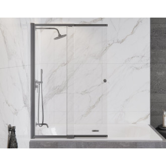 Vanová zástěna EASY SLIDE GRAFIT