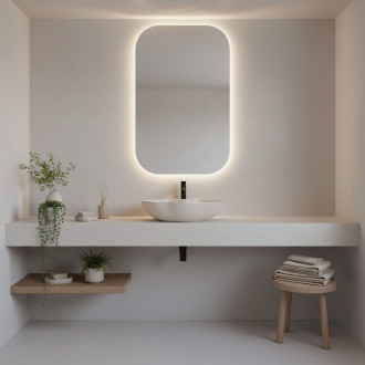 Umyvadlo na desku REA Pearl Warm