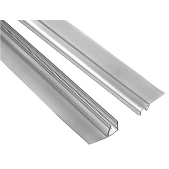 BORG pár svislých těsnění na pevné a pohyblivé sklo