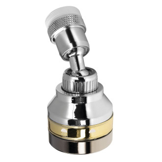 Perlátor s kloubem a přepínačem, vnitřní závit M22x1, vnější závit M24x1, chrom