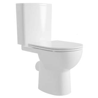 TAVON WC kombi, Rimless, zadní odpad, bílá
