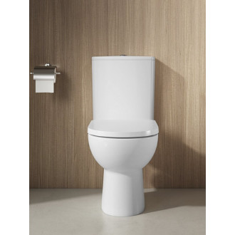 TAVON WC kombi, Rimless, zadní odpad, bílá