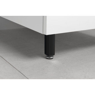 ZOJA výškově stavitelná nožička, výška 100-110mm, černá mat