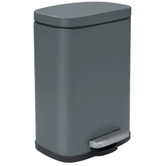 Spirella pedálový odpadkový koš AKIRA matná šedá ocel 5 L 10.19836