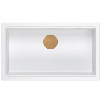 Granitový dřez Logan 110 White