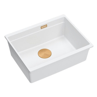 Granitový dřez Logan 100 White