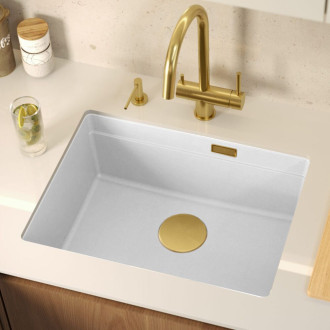 Granitový dřez Logan 100 White