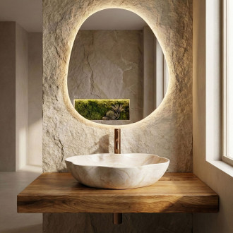 Umyvadlo na desku REA Pearl Kallisto