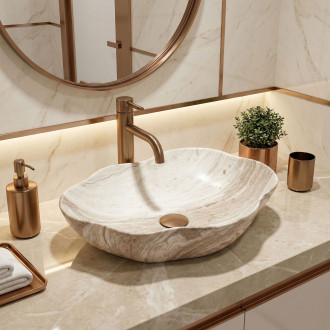 Umyvadlo na desku REA Pearl Saturn
