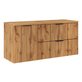 Comad SET-ADO B 120CM LB Koupelnová sestava 120 cm s deskou a skříňkou s košem na prádlo