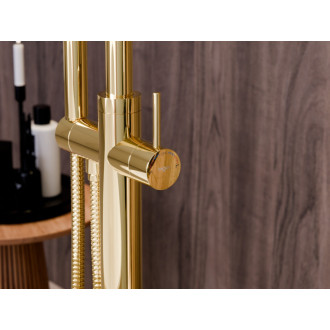 Stojánková vanová baterie VEO III zlatá lesklá s EASY boxem