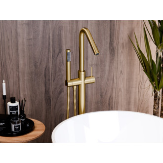 Stojánková vanová baterie VEO III zlatá broušená s EASY boxem