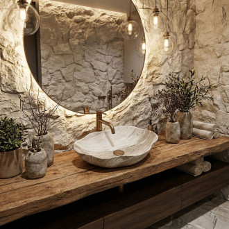 Umyvadlo na desku REA Pearl Saturn