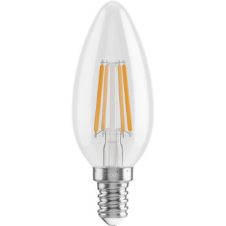 Mexen Vintis 3x żarówka filament LED E14, C35, 4W, Ciepła - 2700K, 470 lm, clear - L154-E14-0427-00x03