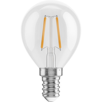 Mexen Vintis 6x żarówka filament LED E14, G45, 2W, Ciepła - 2700K, 240 lm, clear - L156-E14-0227-00x06