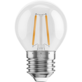 Mexen Vintis 6x żarówka filament LED E27, G45, 2W, Ciepła - 2700K, 240 lm, clear - L156-E14-0227-00x06