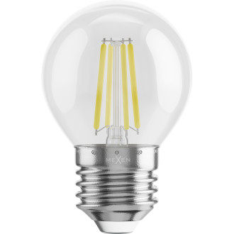 Mexen Vintis 10x żarówka filament LED E27, G45, 6W, Neutralna - 4000K, 720 lm, clear - L156-E27-0627-00x10