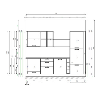 Kuchyně  Judita2 EXPO TEA MUŠLA, Decodom