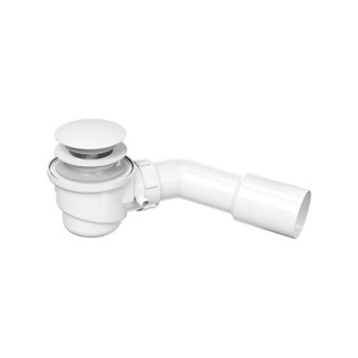 Sifon vanový Cersanit Kontra s přepadem CLICK-CLACK bílý, S904-014